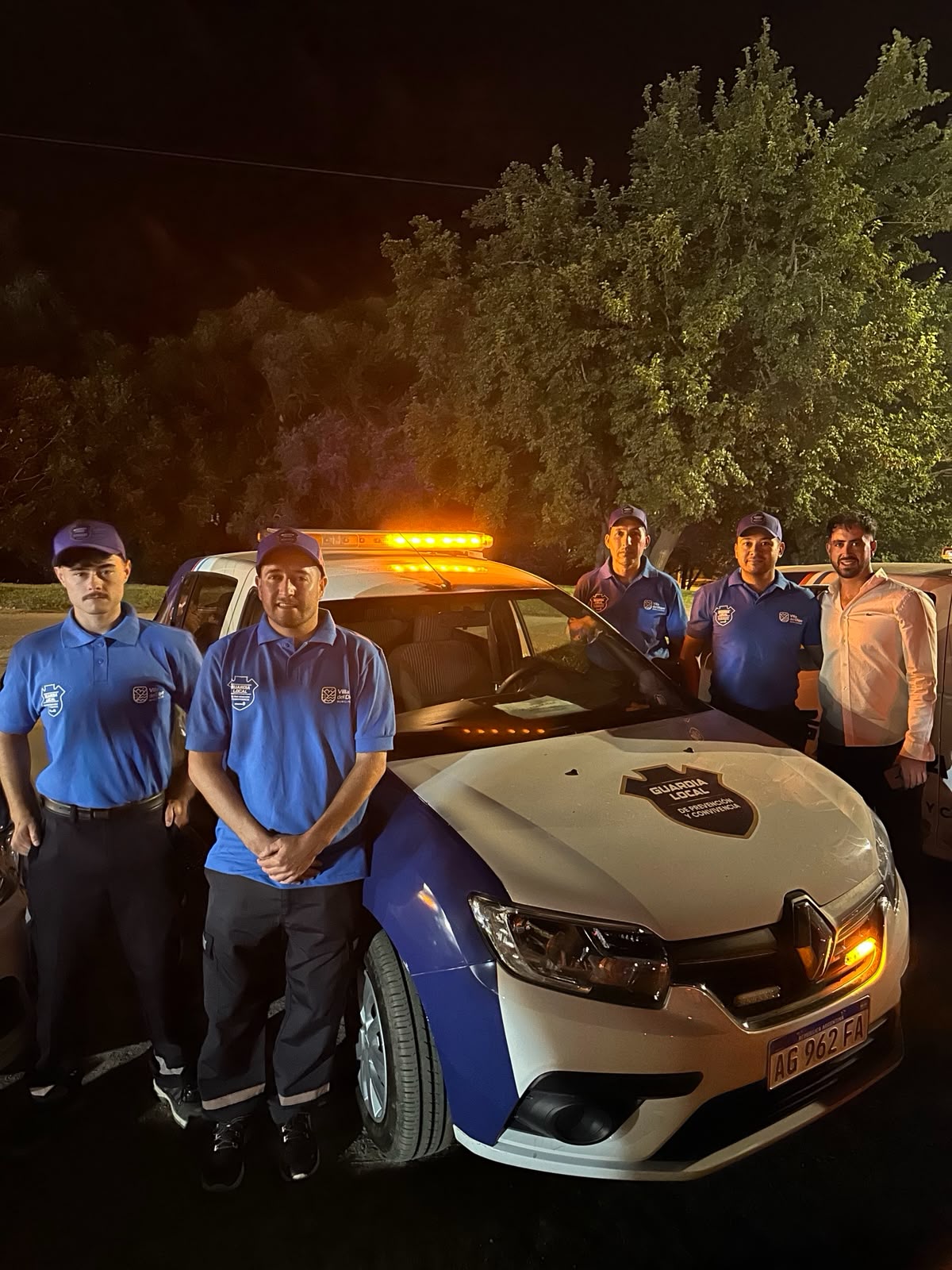 Guardia Local en turno noche