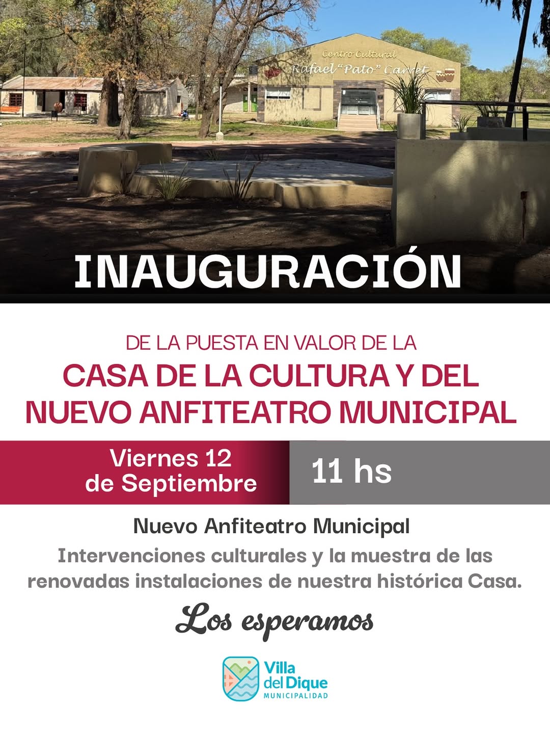 Inauguracion del Polo Cultural en Villa del Dique