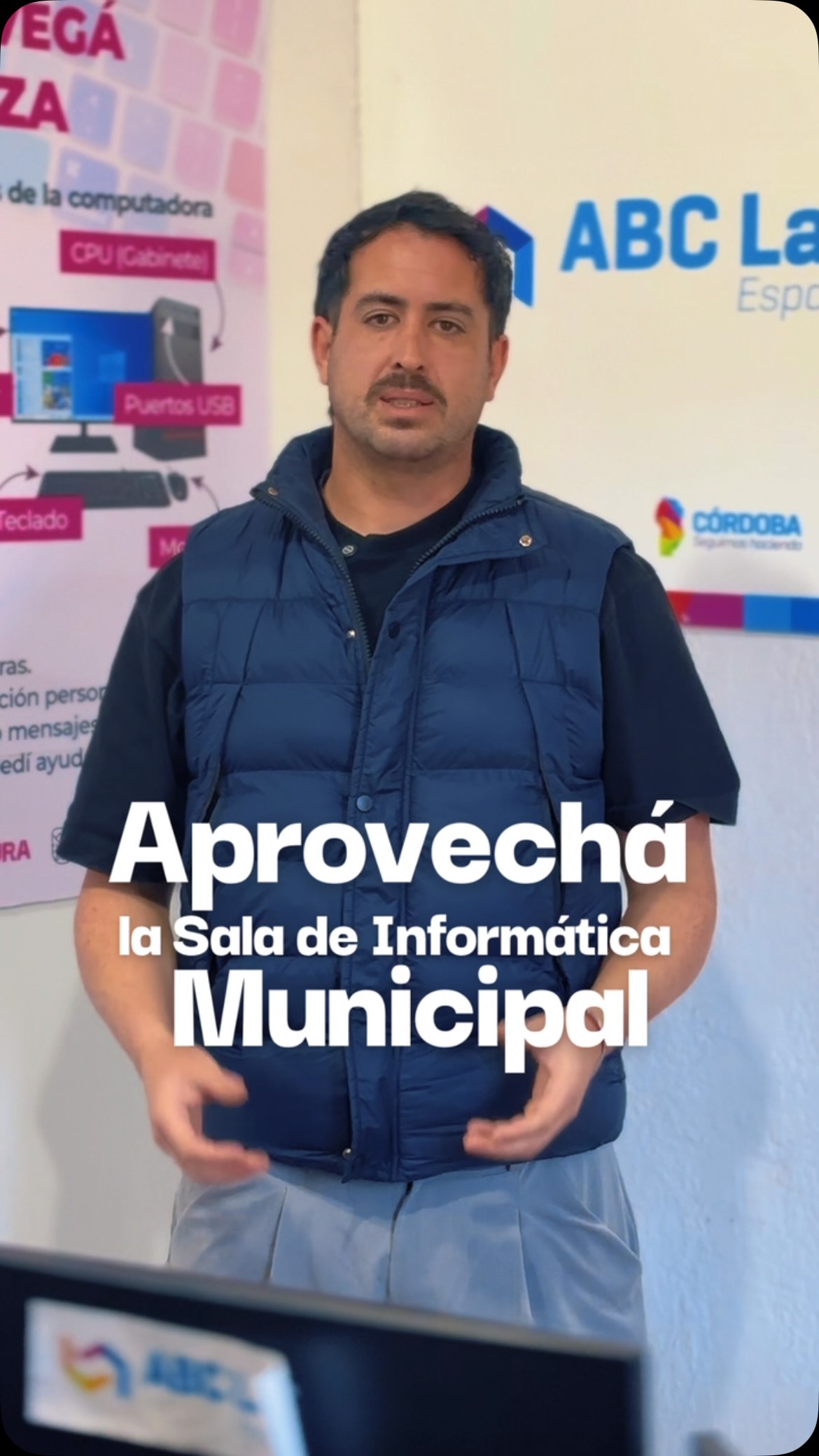 Equipamiento e instalaciones de la Sala de Informática Municipal en la Casa de la Cultura